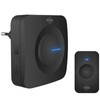 ELRO DB3000 Wireless Doorbell Set, Plug-in Receiver for Socket, Waterproof,