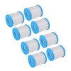 8 Pcs Pool Filter Cartridge Strong Filtration Ability Heavy Duty