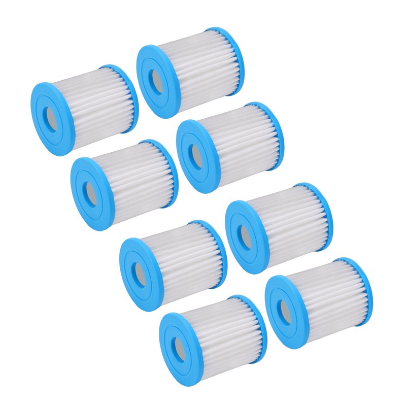 8 Pcs Pool Filter Cartridge Strong Filtration Ability Heavy Duty