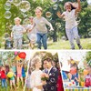 LM.XDBQ LM.XDBQ 40Pcs Blow Plastic Bubbles Plastic Bubbles Toys Large