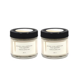 Remedios del Bosque 2 Pack Crema Regeneradora con Ácido hialurónico BIO 50 Gramos, Hidrata y Humecta Intensa y Profundamente.