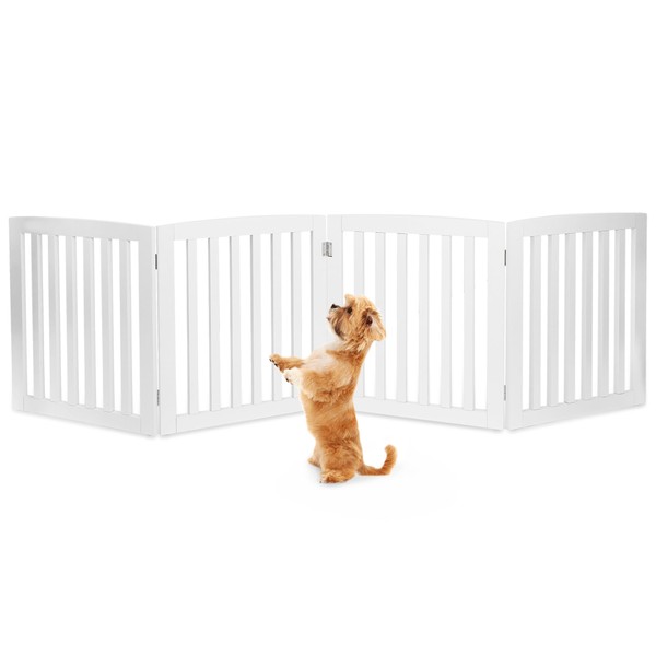 Epetlover Extra Wide Dog Gate 82 x 24 Inch Freestanding