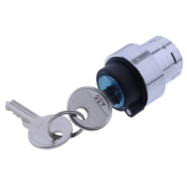 IEQFUE Interruptor de llave de encendido 103082 (ON-Off-ON)-3 POS W/455 teclas compatibles con Skyjack SJIII3215 3219 3220 3226 4620 4632 4832 6826