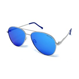 Venice Aviateen Polarized Sunglasses with Flat Lenses Fashion 100% UV400 Protection Blue, blue