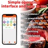 500ft Smart Bluetooth Meat Thermometer with IP66 Waterproof, Food Thermometer