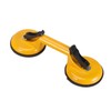 Yellow 2 Jaw Suction Cup Aluminium Alloy Professional Double Jaw