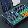 Live Sound Card, Bluetooth Professional Mini Audio Mixer Board with