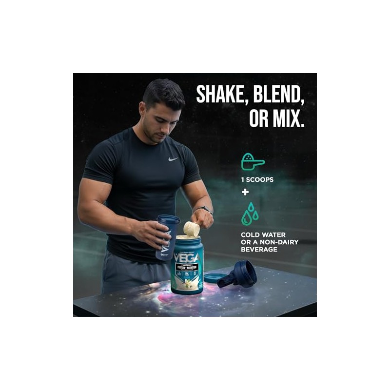 Vega Essentials Nutritional Shake, Vanilla, 21.9oz