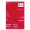 Mead Spell-Write Steno Book, Gregg Rule, 6 x 9 Inches,