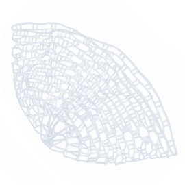 Fly Fishing Net, Fishing Net Landing Net Rubber Mesh Trout Net No Knot Soft Sinkers Throw Netting Replacement Mesh for Outdoor Freshwater Saltwater Bait Shrimp Trap Trout Bass Safe Catch Release