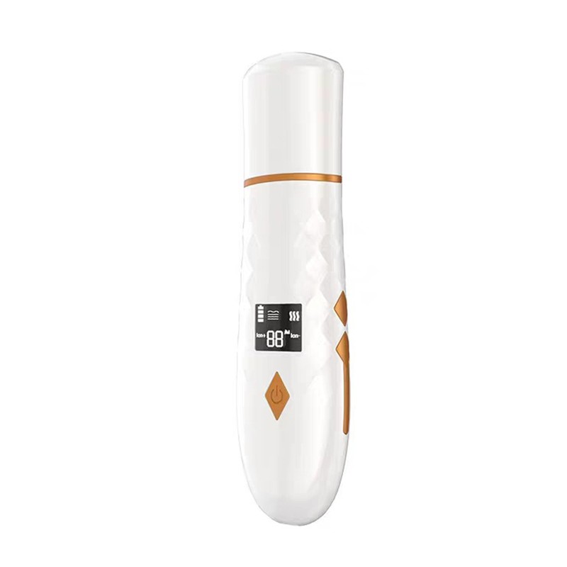 Ultrasonic Shovel Facial Skin Scrubber with Heating Pore Cleanser Face