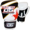 12oz WHITE 'S and S' LEATHER MUAY THAI KICKBOXING BOXING