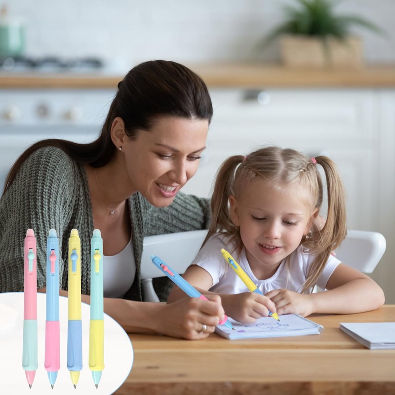 8-Pack Erasable Pens, Rub Out Pens, Ball Point Pen 4