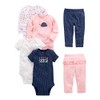 Simple Joys by Carter's Baby Girls' 6-Piece Little Character Set,