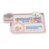 Kids Dinner Plate with Spoon Bamboo Fiber Divided Plates Cartoon