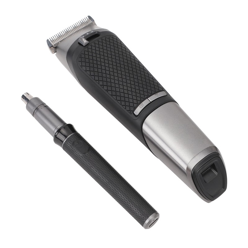 Hair Clipper Kit with Nose Trimmer LCD Display 2 Speed