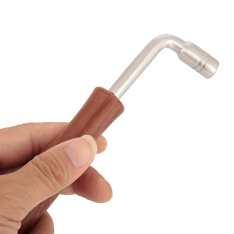 Dilwe Piano Tuning Key, L Shape Stainless Steel Plastic Handle