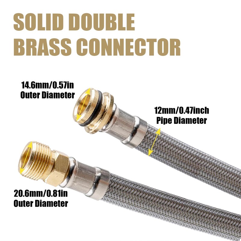 Kitchen Faucet Hose Replacement for Grohe 48293000 Flexible Shower Hose