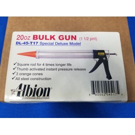 Albion DL-45-T17 Professional Line Special Deluxe Manual Bulk Caulking Gun