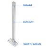 Luomorgo 4 Pcs 16" Floating Shelf Bracket Stainless Steel Heavy