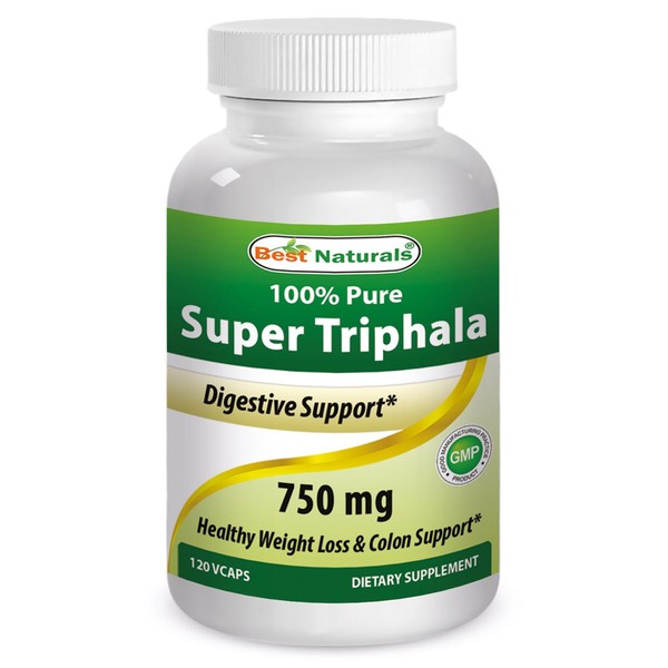 Best Naturals Triphala 750 mg 120 Vcaps