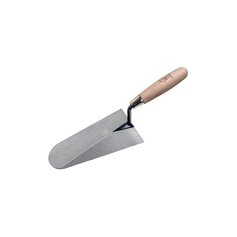 Nespoli Lightweight Trowel Round Tip Wooden Handle FSC 20cm