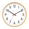 Acctim Hugo Modern Bright 30cm Wall Clock (Tangerine Dream)