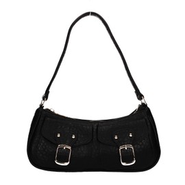 SwankySwans Ami Women's Twin Pocket Shoulder Bag, black