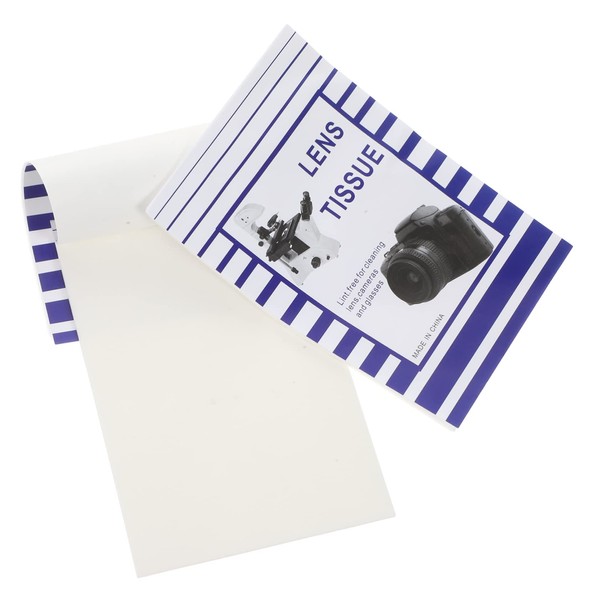 Healeved 100 Pcs Microscope Camera Lens Cleaning Tissue Dry Dust