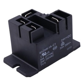 DVPARTS 24VDC Relay 240 VAC 30A 832AW-1A-F-C1 General Purpose Relay