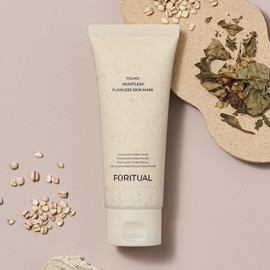 Forituual (self-produced product) [Brush included] Foritual Yulmoor Star Herb Pack Pore Calming Wash-Off Skin Pack 100ml x 2 packs / [브러쉬포함] 포리추얼 율무어성초팩 모공 진정 워시오프 스킨 팩 100ml x 2개입