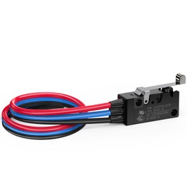 DIYhz Waterproof Momentary Hinge Roller Lever Micro Switches with Line 10A 125 250V NC NO COM line Length 30CM