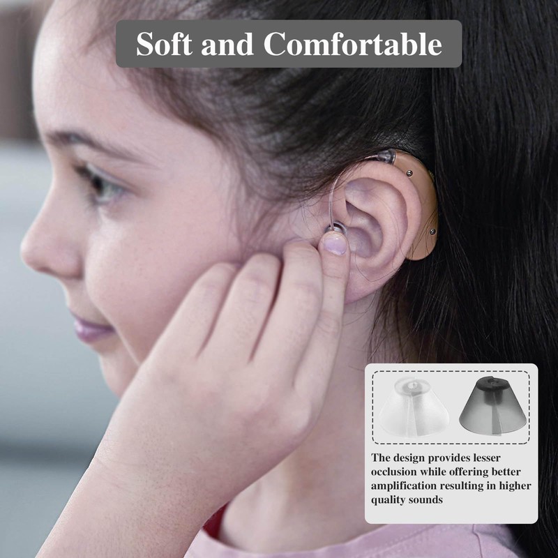 6Counts-Resound Hearing Aid Domes Sure Fit Hearing Aids Tulip Domes