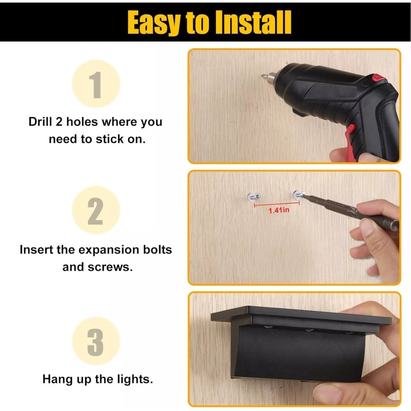 T-SUN 6Pack Solar Powered Decking Lights Solar Step Lights Outdoor