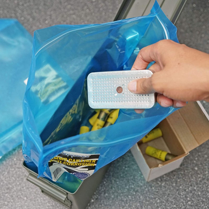 Dry-Packs Indicating Silica Gel 40 Grams in Sturdy Aluminum Dehumidifying