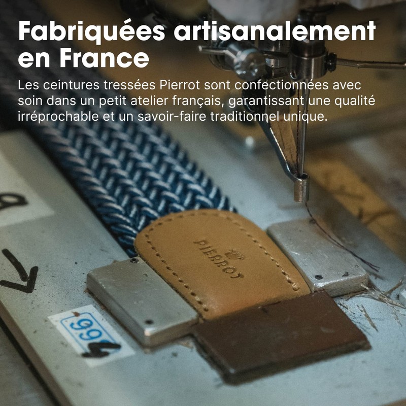 Pierrot Woven Elastic Stretchy Elastic Belt for Men and Women