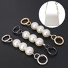 BetterJonny 3 Colors Pearl Bag Chain, 5.1 inches (13 cm),