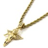 Jewel Town Mens Gold Angel & P Ruby Bundle Set