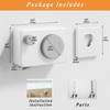 Dancrul Retractable Clothesline, Heavy Duty Clotheslines for Indoor and Outdoor,Wall