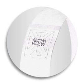 Sigel EB216 Event Wristbands Super Soft 255 x 25 mm Pack of 120 Paper White