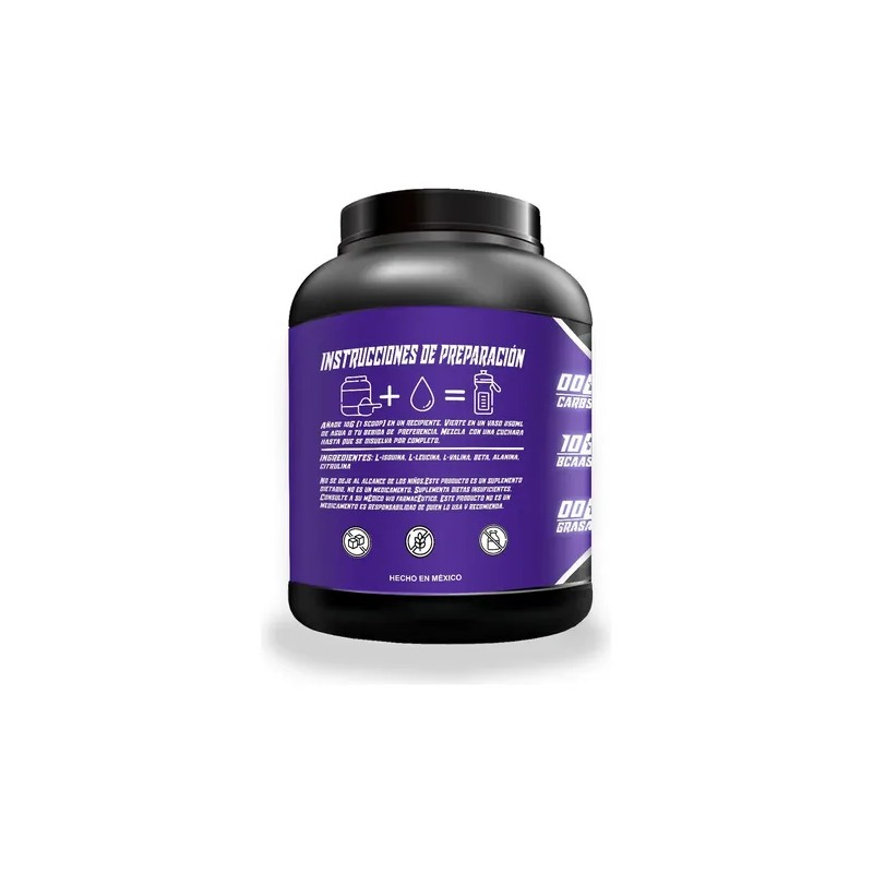 Aminoácidos Bcaas Pre Entreno 1 Kg Wolf 100 Servicios