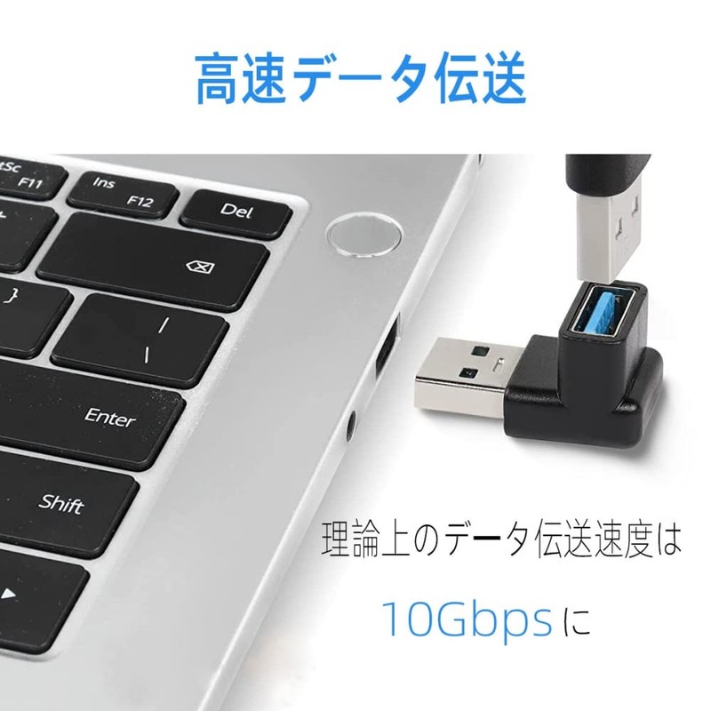 YFFSFDC USB 3.0 Adapter, Right Angle Converter, Right Angle Converter,