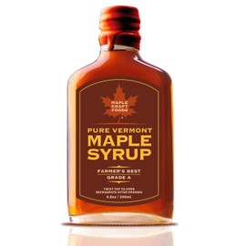 Farmer's Best Maple Craft Syrup | Premium Grade A Dark Maple Syrup w/Robust taste | 6.8oz.(200ml)