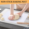 2PCS Clear Silicone Mats Non-Slip Heat Resistant Plastic Placemats Wipeable