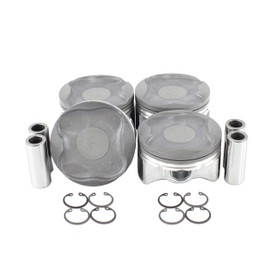 DNJ P928 Piston Set Standard for 2008-2019 Pontiac, Scion, Toyota Corolla, Matrix, Vibe 1.8L L4 16V DOHC 1798cc