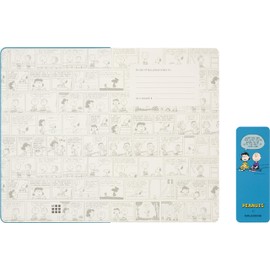 Moleskine Limited Edition Peanuts 'Charlie & Lucy' 18 Month 2025-2026 Weekly Planner, Hard Cover, Large (5" x 8.25"), Reef Blue, 208 pages