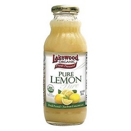 Lakewood Pure Organic Lemon Juice 370ml