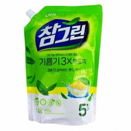 Chamgreen Squeaky Clean Dish Soap Refill 1.2Kg 5ea