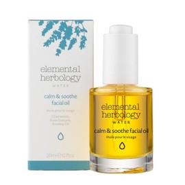 Elemental Herbology Elemental Herbology Calm & Soothe Facial Oil, 0.70 Fl Oz- Soothing Facial Oil for Dry or Sensitive Skin