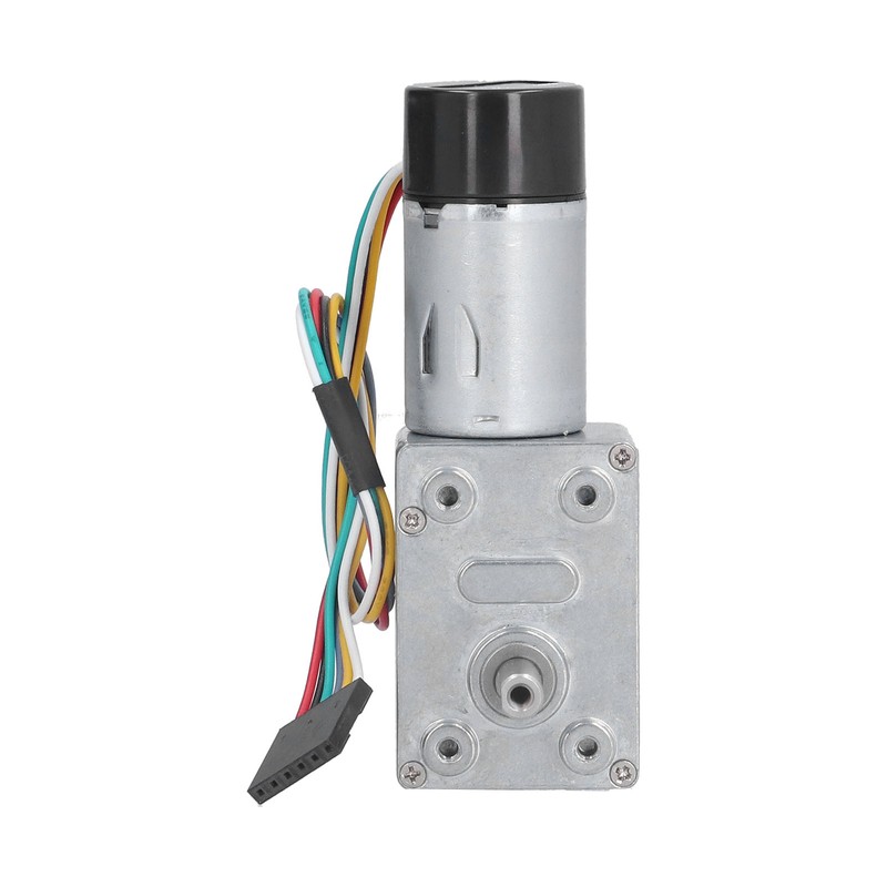 JGY‑370 Encoder Reduction Motor Full Metal Worm Gear Motor with